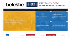 Desktop Screenshot of beleske.com